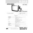 SONY KVD3411 Service Manual cover photo