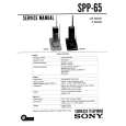 SONY SPP-65 Owner's Manual cover photo