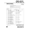 SONY CFDS37L Service Manual cover photo
