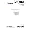 SONY ICFS10MK2 Service Manual cover photo