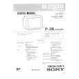 SONY KV32SXR10 Service Manual cover photo