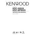 KENWOOD KDC-MP8029 Owner's Manual cover photo