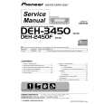 PIONEER DEH-3450/XM/ES Service Manual cover photo
