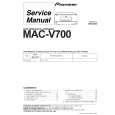PIONEER MAC-V700/TLW/TA/HK Service Manual cover photo