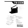 SONY TFM8100W Service Manual cover photo