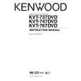 KENWOOD KVT-737DVD Owner's Manual cover photo