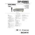 SONY DVP-NS999ES Owner's Manual cover photo