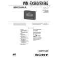 SONY WMEX560 Service Manual cover photo