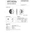 KENWOOD KFCHQ165 Service Manual cover photo