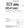 PIONEER PD-F1007/KU Service Manual cover photo