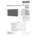 SANYO PDP42WV1 Service Manual cover photo