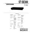 SONY ST-SE300 Service Manual cover photo