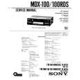 SONY MDX-100 Service Manual cover photo