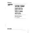 SONY DXF501CE VOLUME 2 Service Manual cover photo