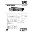 SONY TAER1 Service Manual cover photo