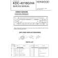 KENWOOD KDC4018GH4 Service Manual cover photo