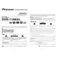 PIONEER DVR-116BXL/BXV/C5 Owner's Manual cover photo