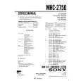 SONY MHC2750 Service Manual cover photo