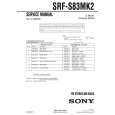 SONY SRFS83MK2 Service Manual cover photo