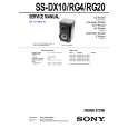 SONY SSRG20 Service Manual cover photo