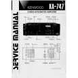 KENWOOD KA-747 Service Manual cover photo