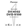 PIONEER DVD-V550/KUC Owner's Manual cover photo