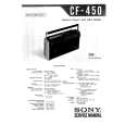 SONY CF450 Service Manual cover photo