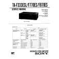 SONY TAF870ES Service Manual cover photo