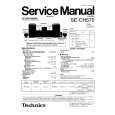 TECHNICS SECH570 Service Manual cover photo