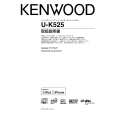 KENWOOD U-K525 Owner's Manual cover photo