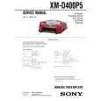 SONY XMD400P5 Service Manual cover photo