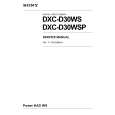 SONY DXC-D30WSP Service Manual cover photo