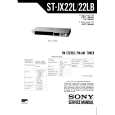 SONY STJX22L/LB Service Manual cover photo