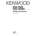 KENWOOD KDC-5026 Owner's Manual cover photo