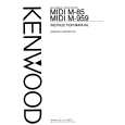 KENWOOD M-959 MIDI Owner's Manual cover photo