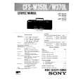 SONY CFSW350L Service Manual cover photo