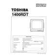 TOSHIBA 1400RDT Service Manual cover photo