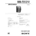 SONY WMFX121V Service Manual cover photo