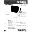 SONY KVX2133D Service Manual cover photo