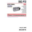 SONY DSCP72 Service Manual cover photo