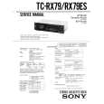 SONY TCRX79 Service Manual cover photo