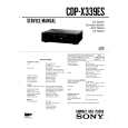 SONY CDPX339ES Service Manual cover photo