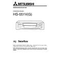 MITSUBISHI HS-551V Owner's Manual cover photo