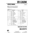 SONY XRC450W Service Manual cover photo