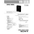 SONY WMDD30 Service Manual cover photo