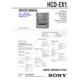 SONY HCDEX1 Service Manual cover photo
