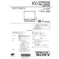 SONY KV32TS35 Service Manual cover photo