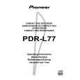 PIONEER PDR-L77/MYXJ Owner's Manual cover photo