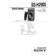 SONY SSH2900 Service Manual cover photo