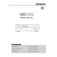 ONKYO MD-121 Owner's Manual cover photo